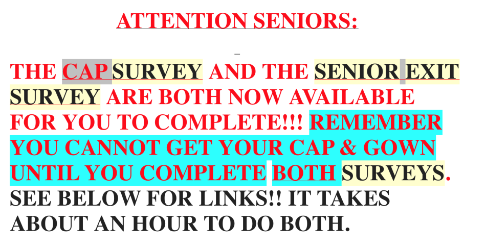 ATTENTION+SENIORS+-+MANDATORY+STEPS+TO+BE+COMPLETED+BY+MAY+9