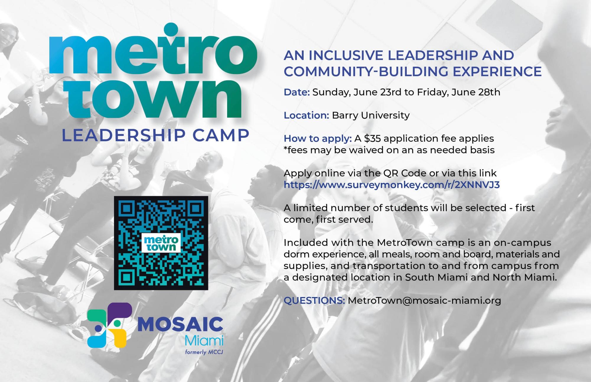 MetroTown Leadership Camp 2024 – CavsConnect