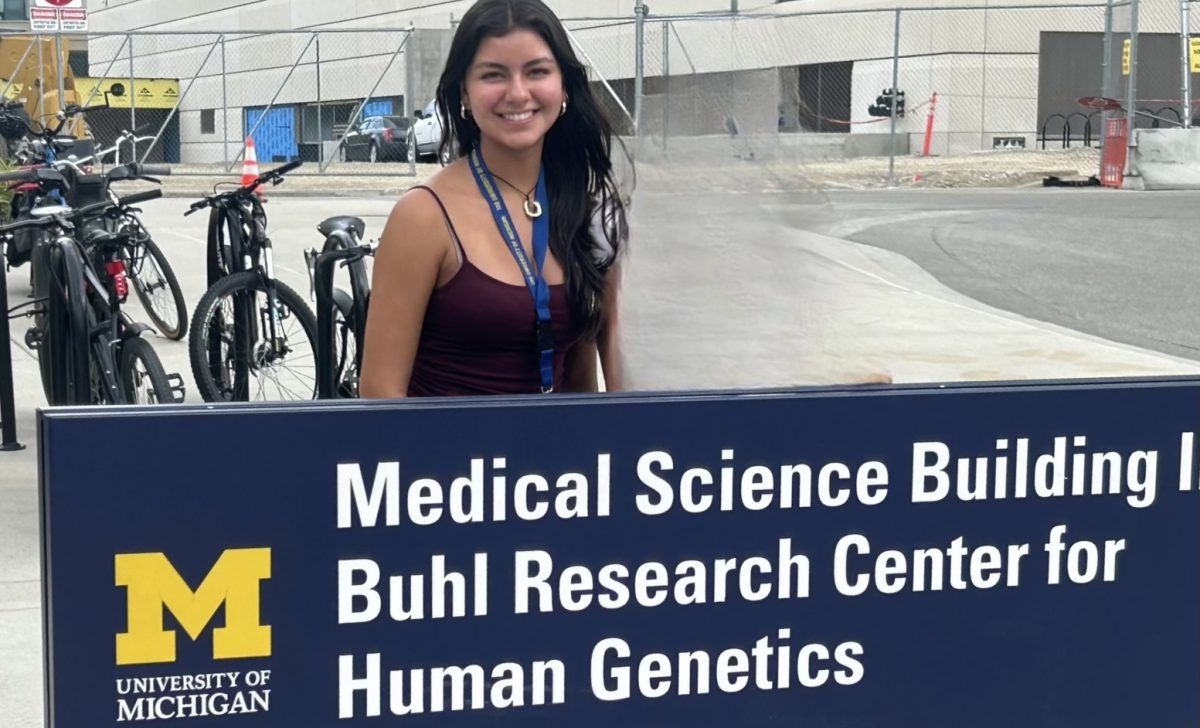 After being interested in the medical field for many years, senior Alexandra Llanes explored research and clinical skills within her summer program at the University of Michigan.