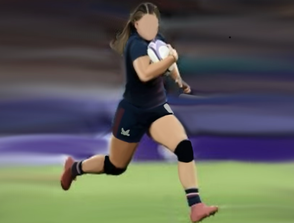 Ilona Maher is an Olympian for the women's USA rugby team, playing in the 2024 Paris Olympics.