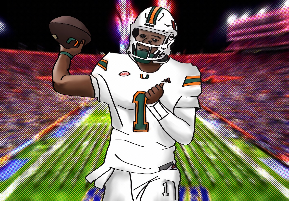 With a rivalry match ahead of them, University of Miami's Hurricanes were able to secure their first win of the season against the Florida Gators.