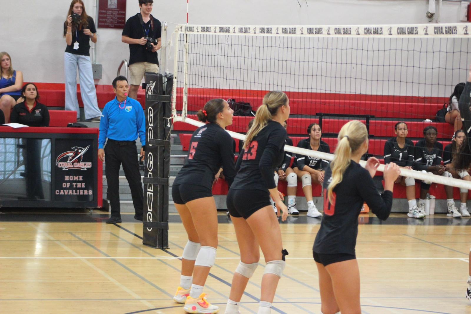 Gables Serve Their Way to Victory Against Ferguson