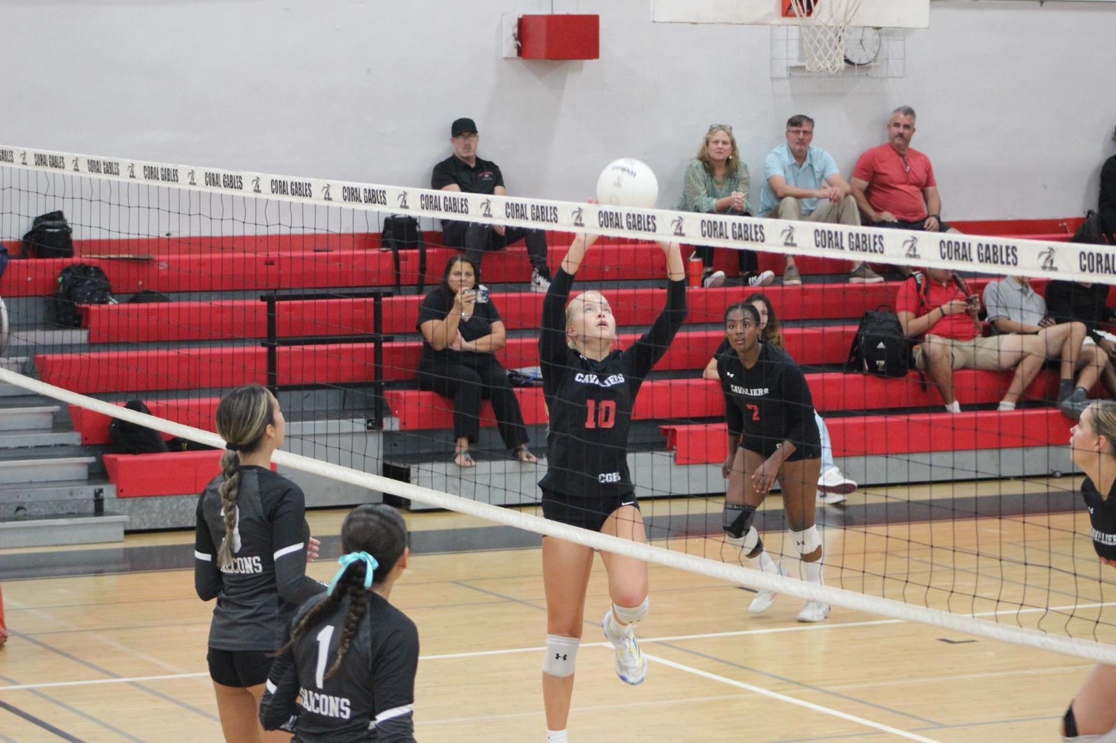 Gables Serve Their Way to Victory Against Ferguson