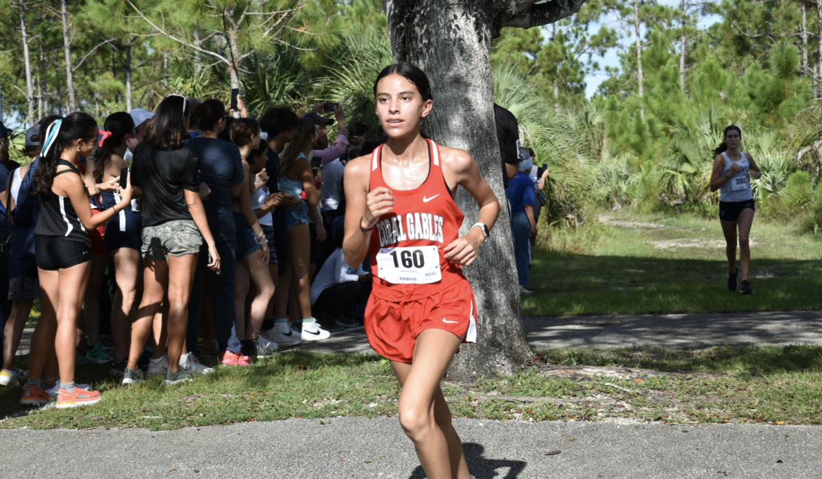 Donner runs at Larry and Penny Thompson Park as a freshman. She was second on the girls team.