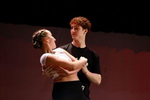 The connection was felt through the crowd as Victoria Sosa and Owen Anders performed during the Sweethearts dance in the 49th annual Fall Frolics.