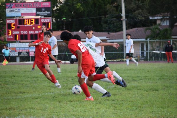 The boys soccer team face off against Varela Senior High School at home. With a 5-1 win, they hope to continue their winning streaks and make the playoffs to showcase their talent. 