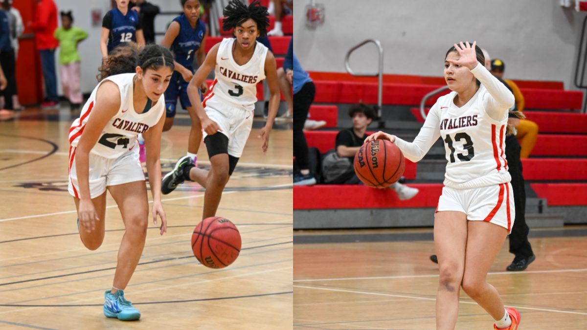 The girls basketball players focused on dominating the court as they executed their plays and maintained control of the game.